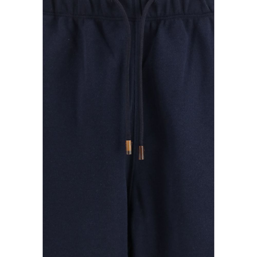 Umit Benan Blaue Baumwoll-Jogginghose (Trainingshose)