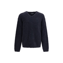 Dolce & Gabbana Blauer Marabou-Pullover
