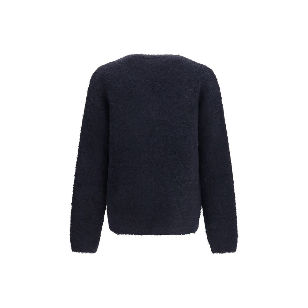Dolce & Gabbana Blauer Marabou-Pullover