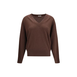 Brunello Cucinelli Brauner Kaschmirpullover