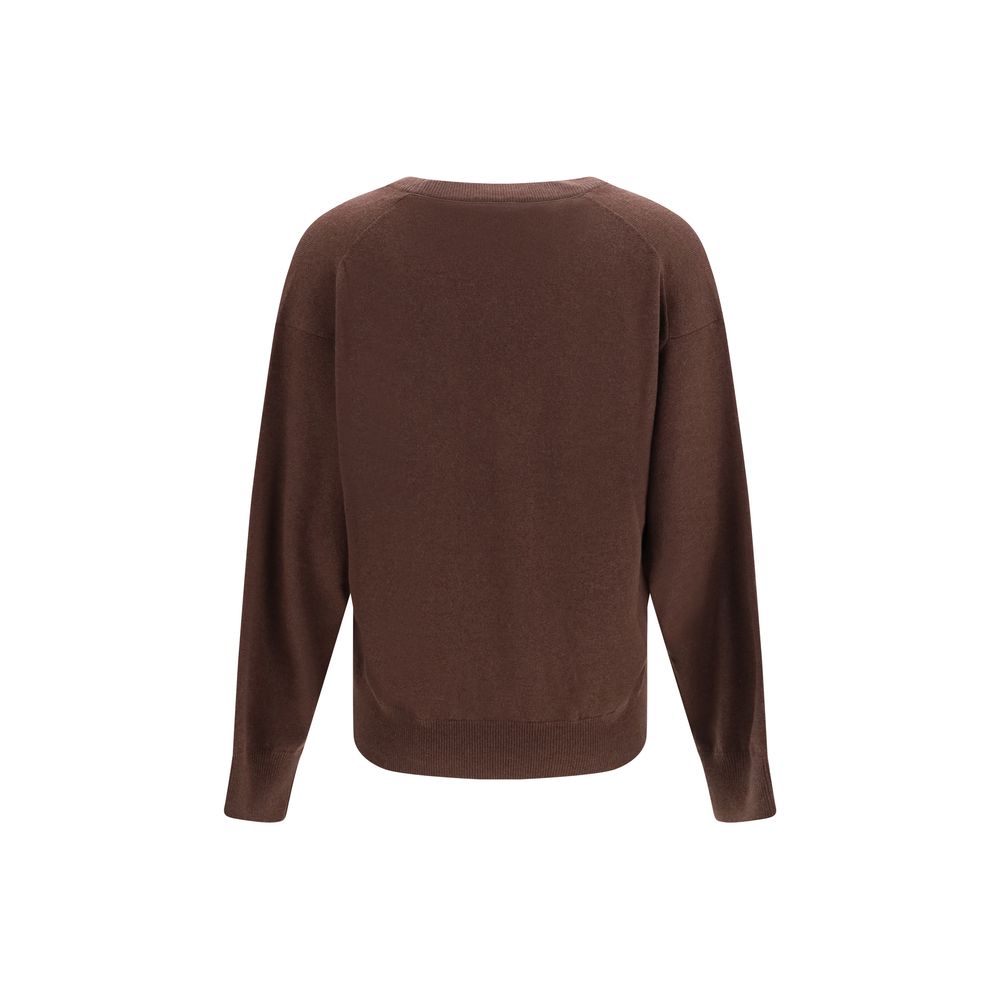 Brunello Cucinelli Brauner Kaschmirpullover