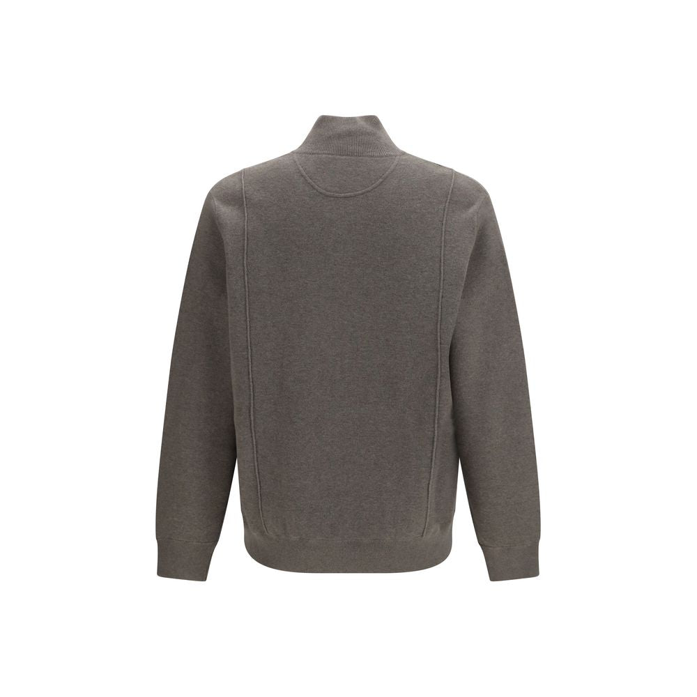 Brunello Cucinelli Zweifarbige Kaschmir-Kapuzenjacke