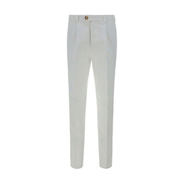 Brunello Cucinelli Weiße Baumwollhose im Casual-Look