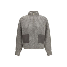 Fabiana Filippi Grauer Oves Aries Wollpullover