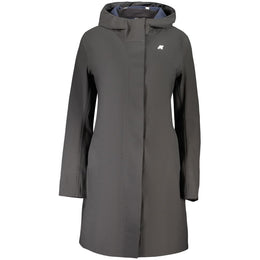 K-WAY Schwarze Damenjacke aus Polyester