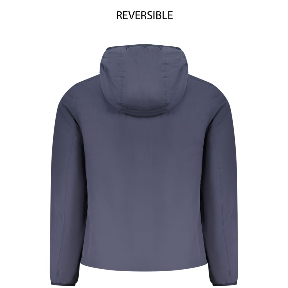 K-WAY Blaue Herrenjacke aus Nylon