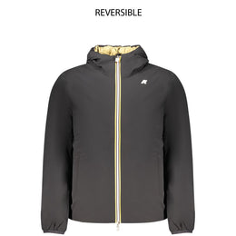 K-WAY Schwarze Nylon Herrenjacke