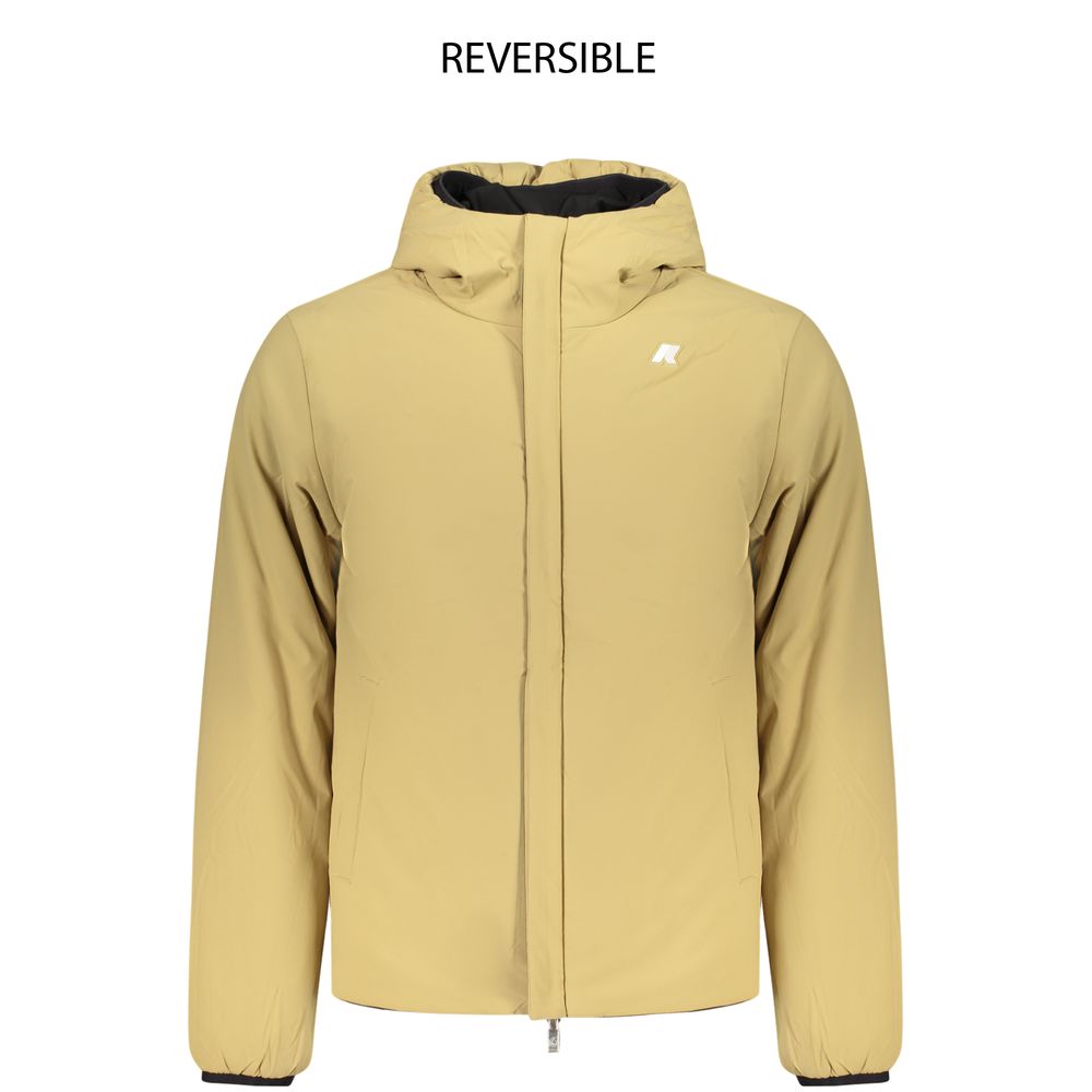 K-WAY Schwarze Nylon Herrenjacke