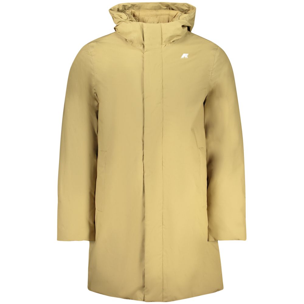 K-WAY Beige Polyester Herrenjacke