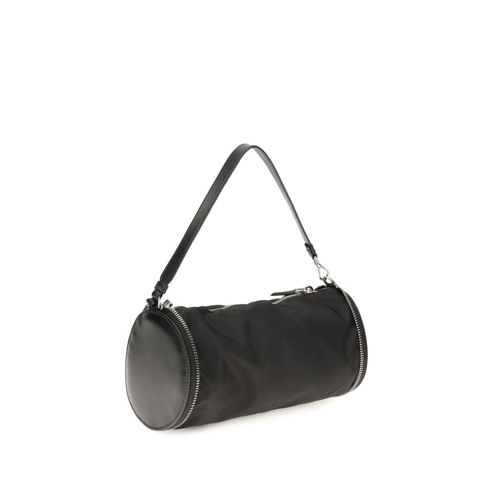 Prada Schwarzer Nylon-Schlüsselanhänger