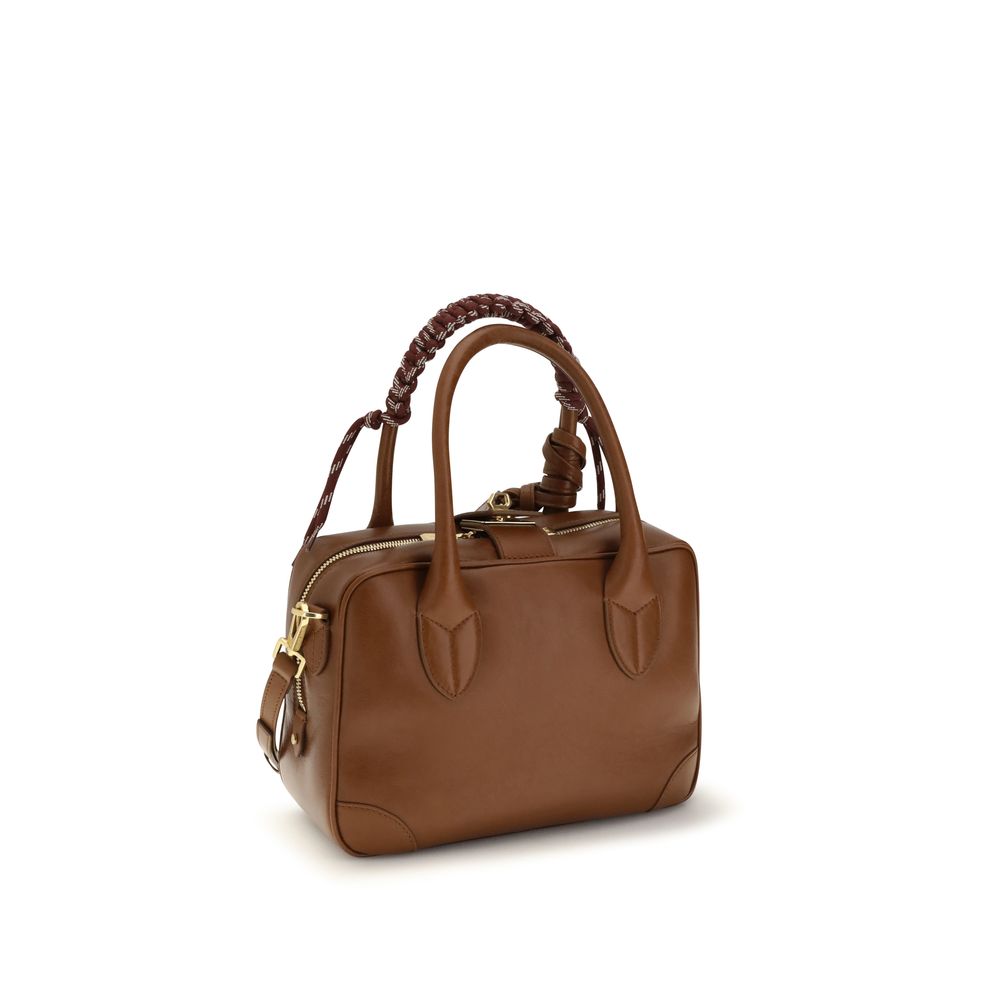 Golden Goose Braune Kalbsleder Bos Taurus Handtasche