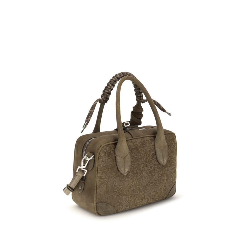 Golden Goose Handtasche aus Army-Kalbsleder