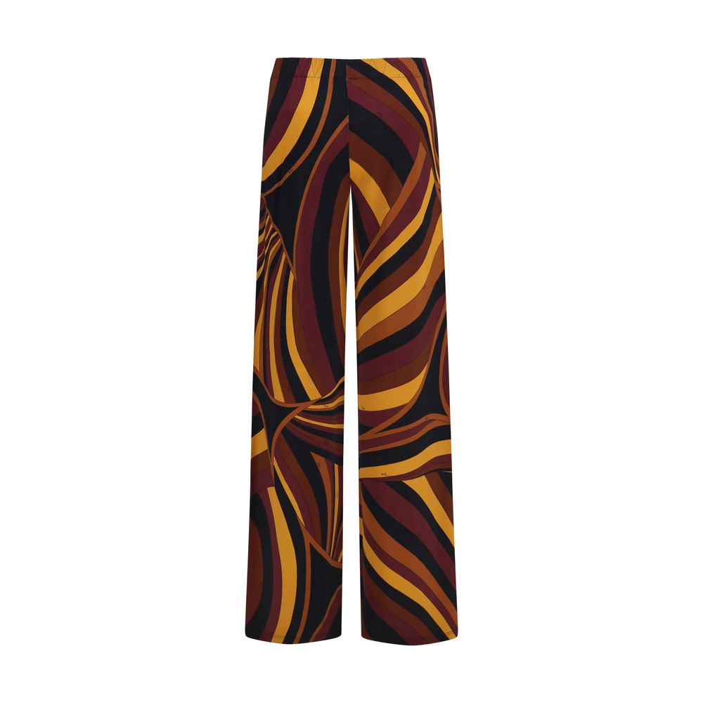 Emilio Pucci Mehrfarbige Freizeithose aus Viskose