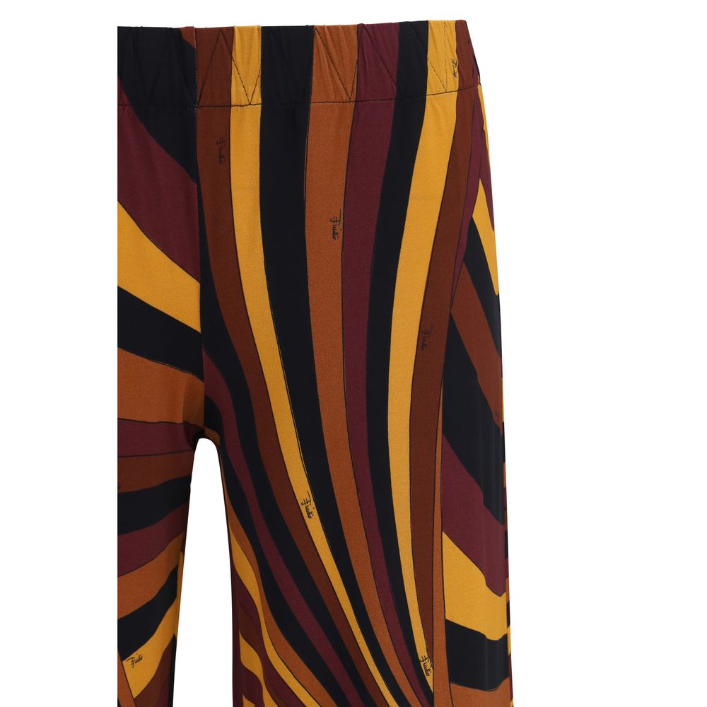 Emilio Pucci Mehrfarbige Freizeithose aus Viskose