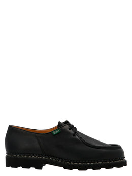 PARABOOT Schwarze Oxford- und Derby-Schuhe aus Kalbsleder