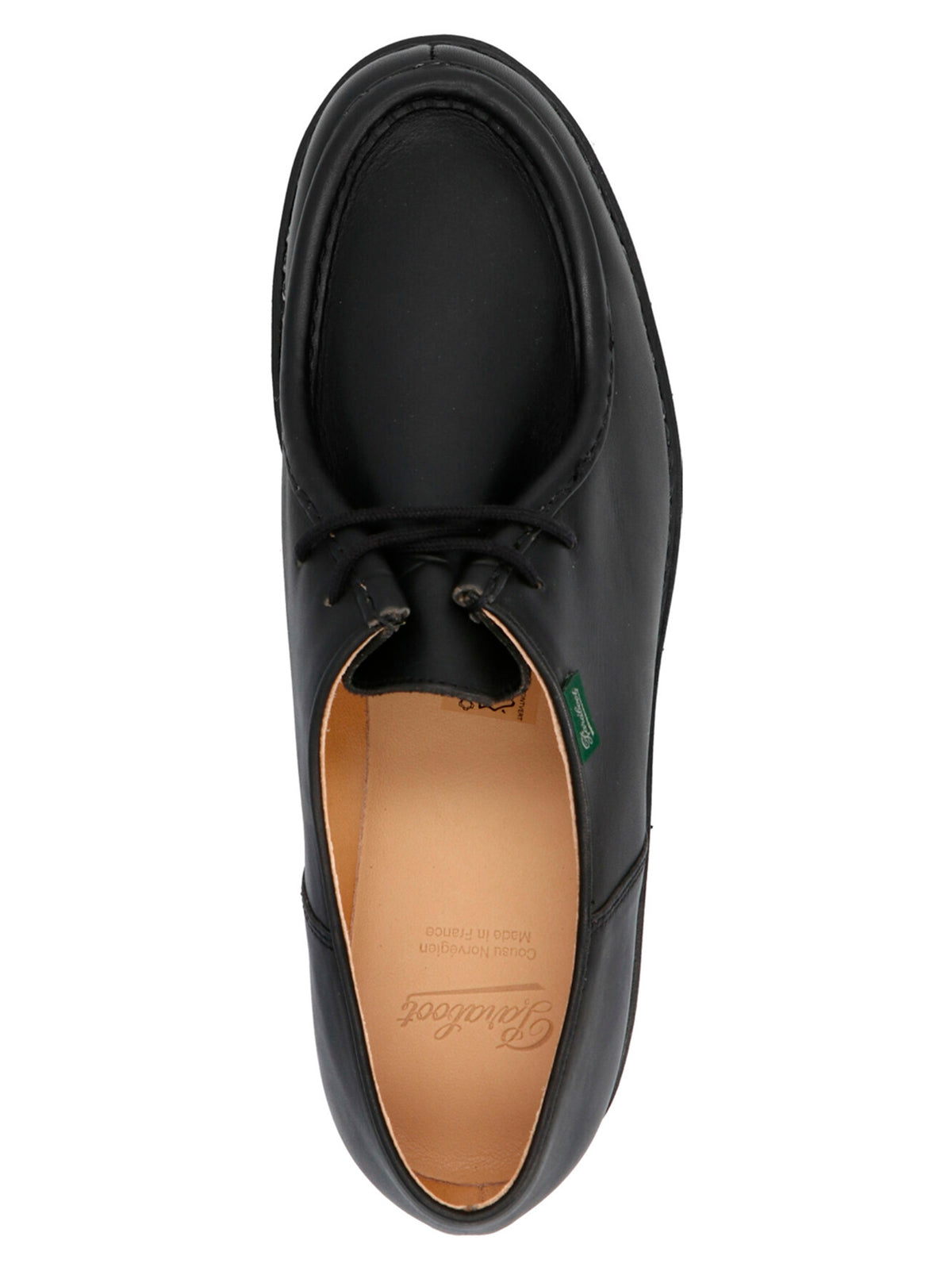 PARABOOT Schwarze Oxford- und Derby-Schuhe aus Kalbsleder