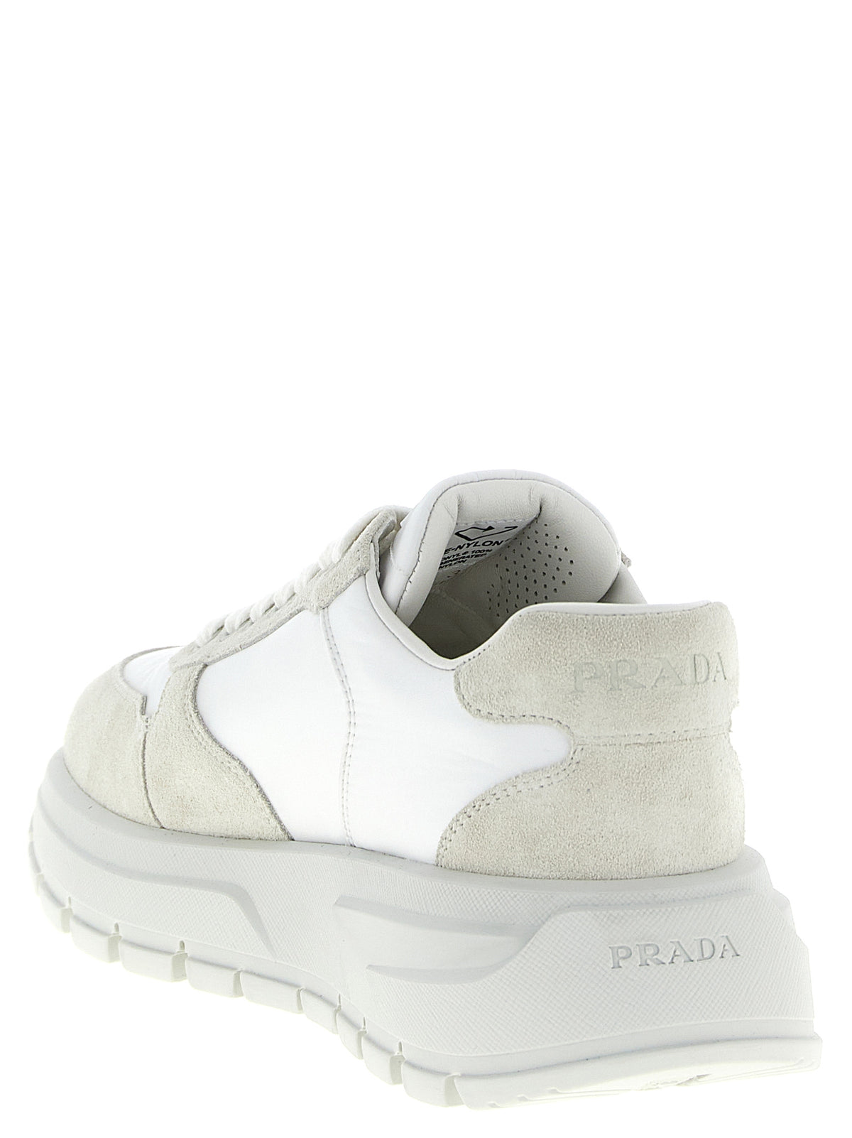 Prada Weiße Sneaker aus Polyamid