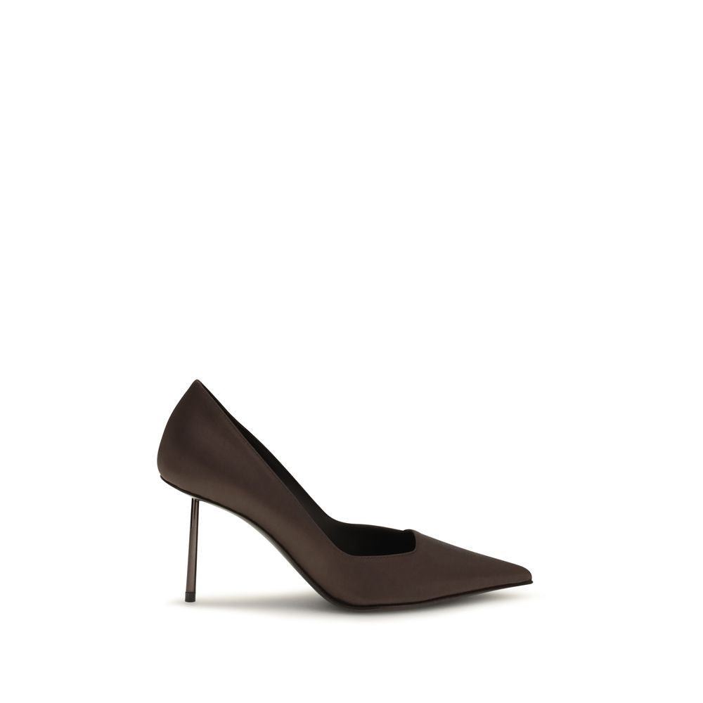 LE SILLA Braune Kalbsleder Bos Taurus High Heel Pumps
