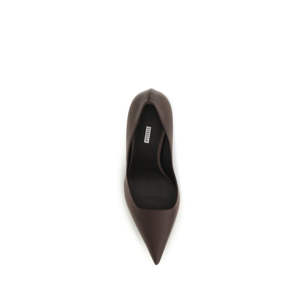 LE SILLA Braune Kalbsleder Bos Taurus High Heel Pumps
