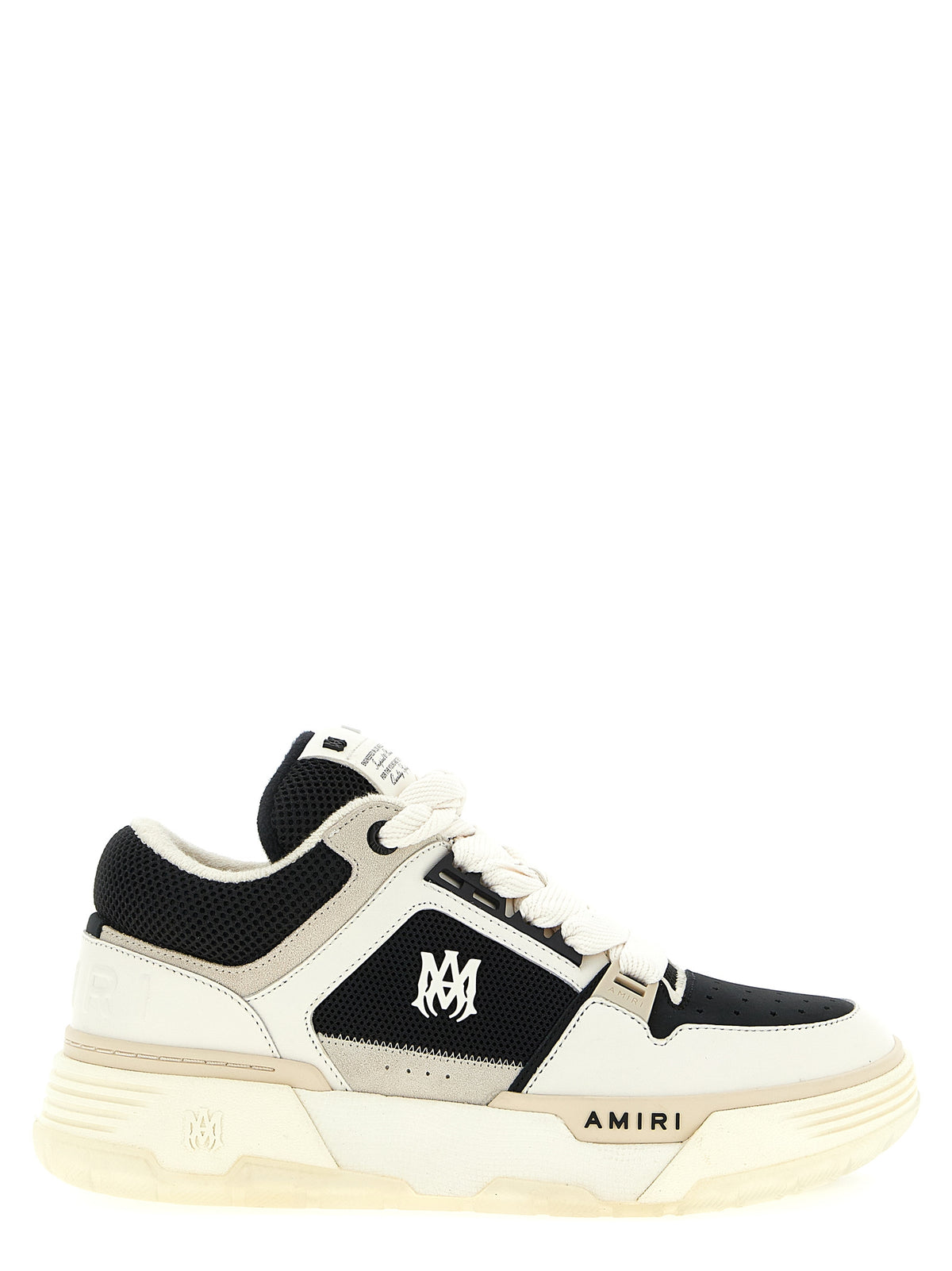Amiri Zweifarbige Kalbsleder-Sneaker im Athletic-Stil