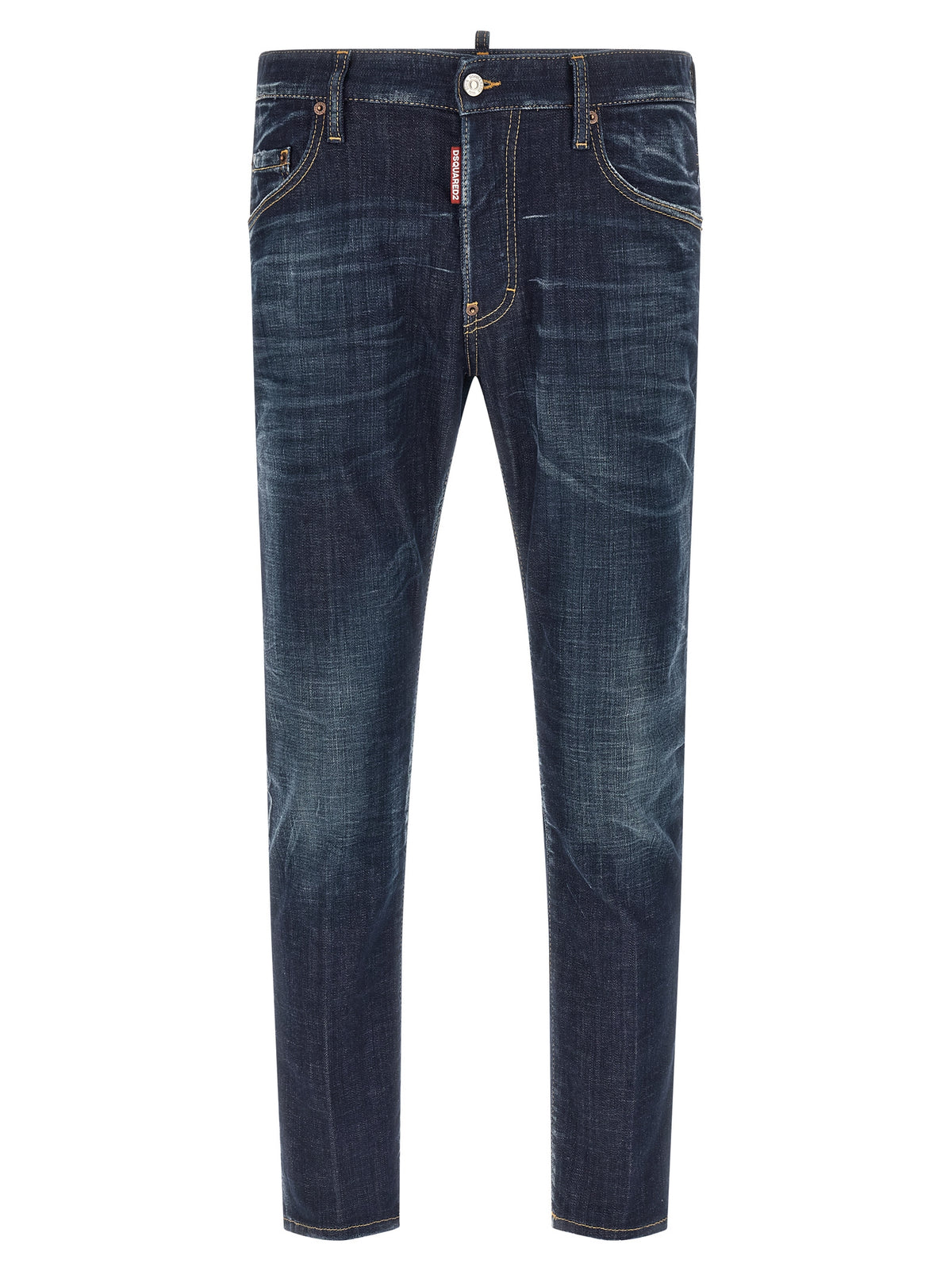 Dsquared² Blaue Jeans aus Baumwolle im geraden Schnitt