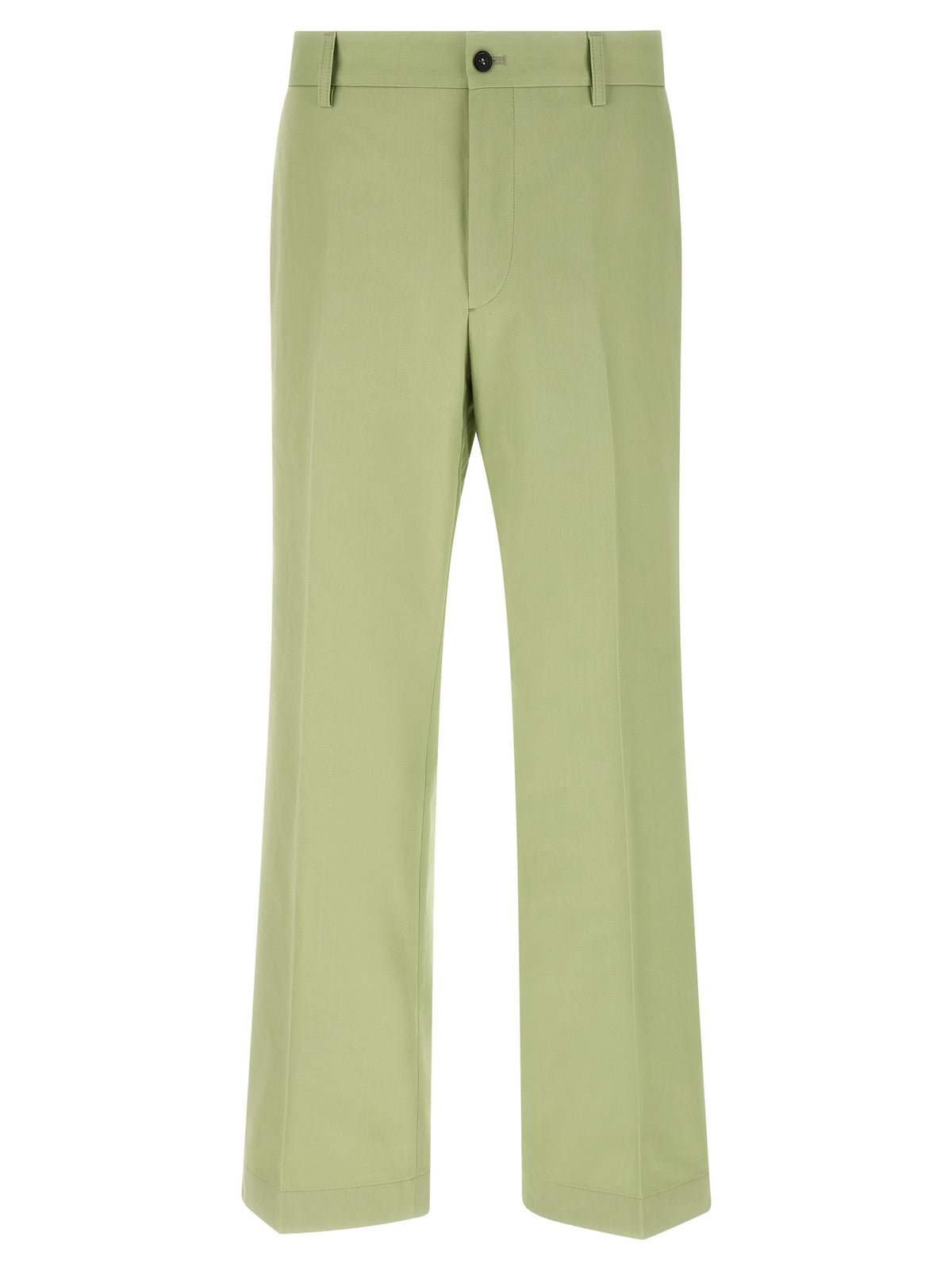 Prada Zweifarbige Baumwoll-Freizeithose