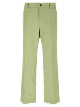 Prada Zweifarbige Baumwoll-Freizeithose