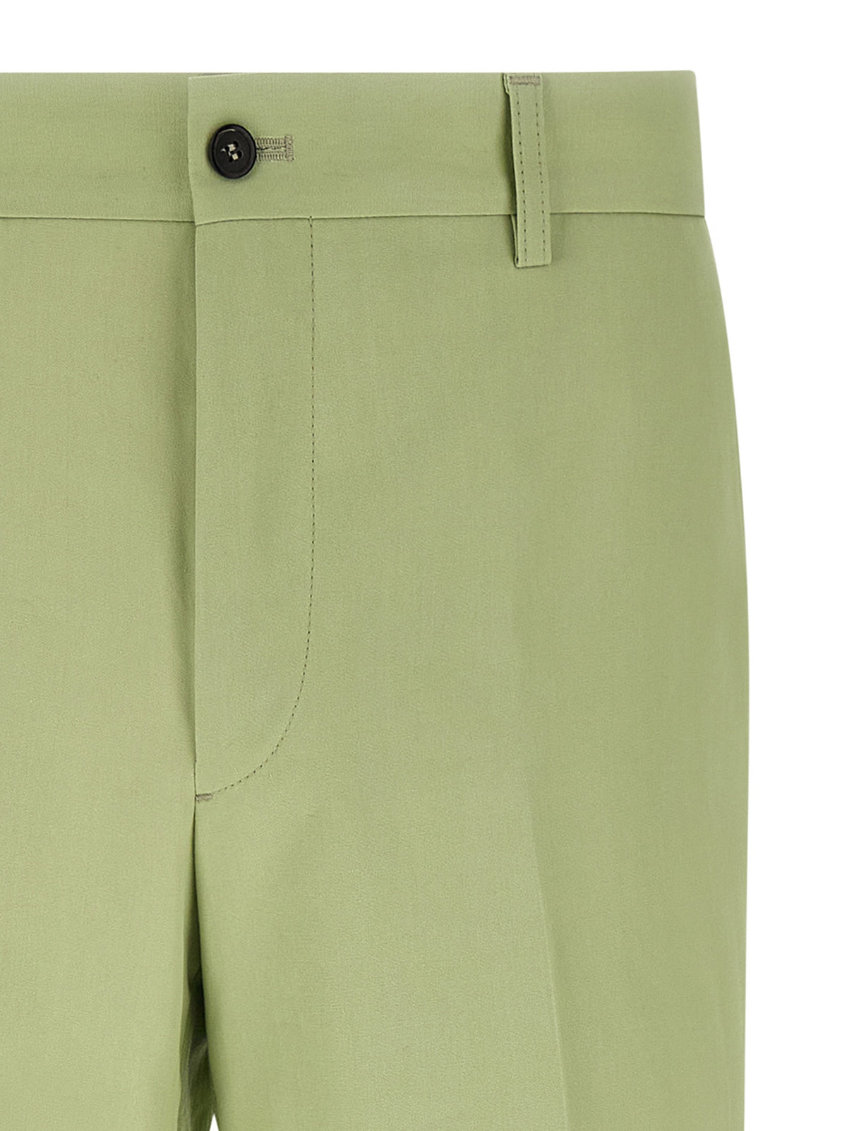 Prada Zweifarbige Baumwoll-Freizeithose
