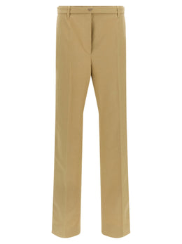 Prada Beige Cotton Casual Pants