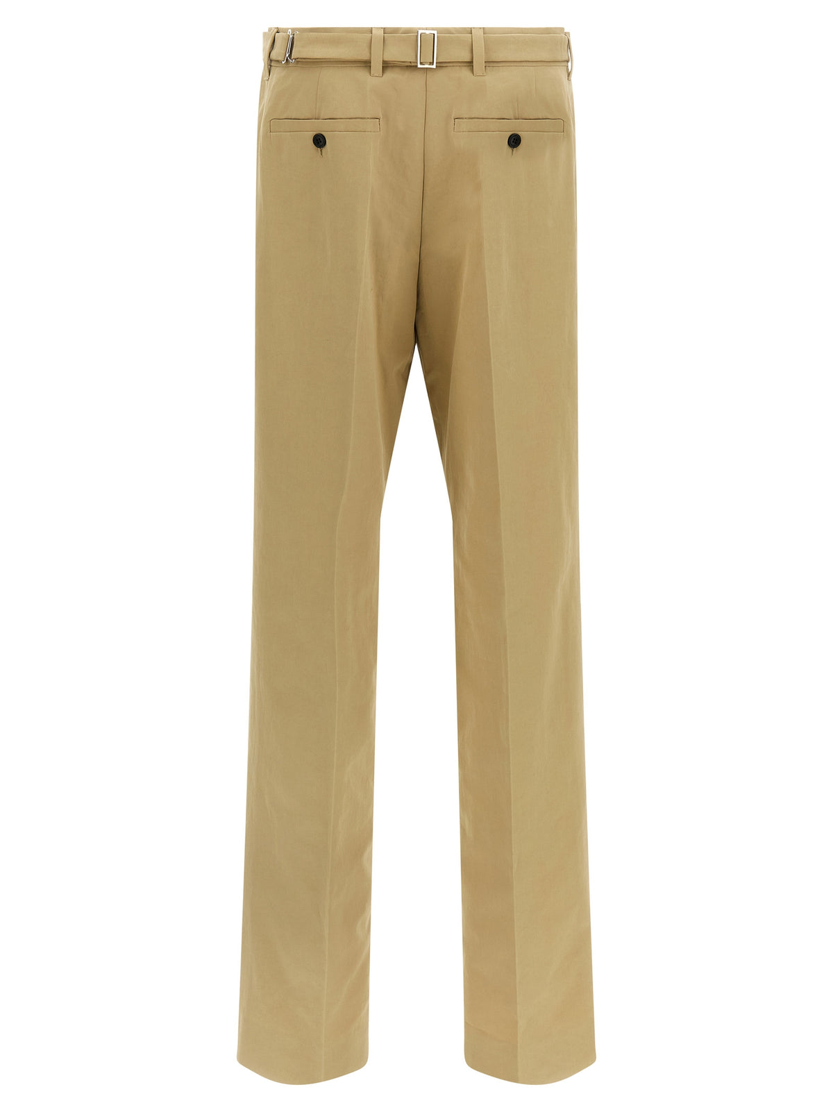 Prada Beige Cotton Casual Pants