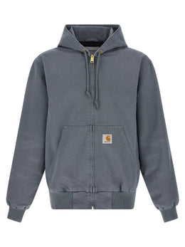 Carhartt Wip Blauer Bomber aus Bio-Baumwolle