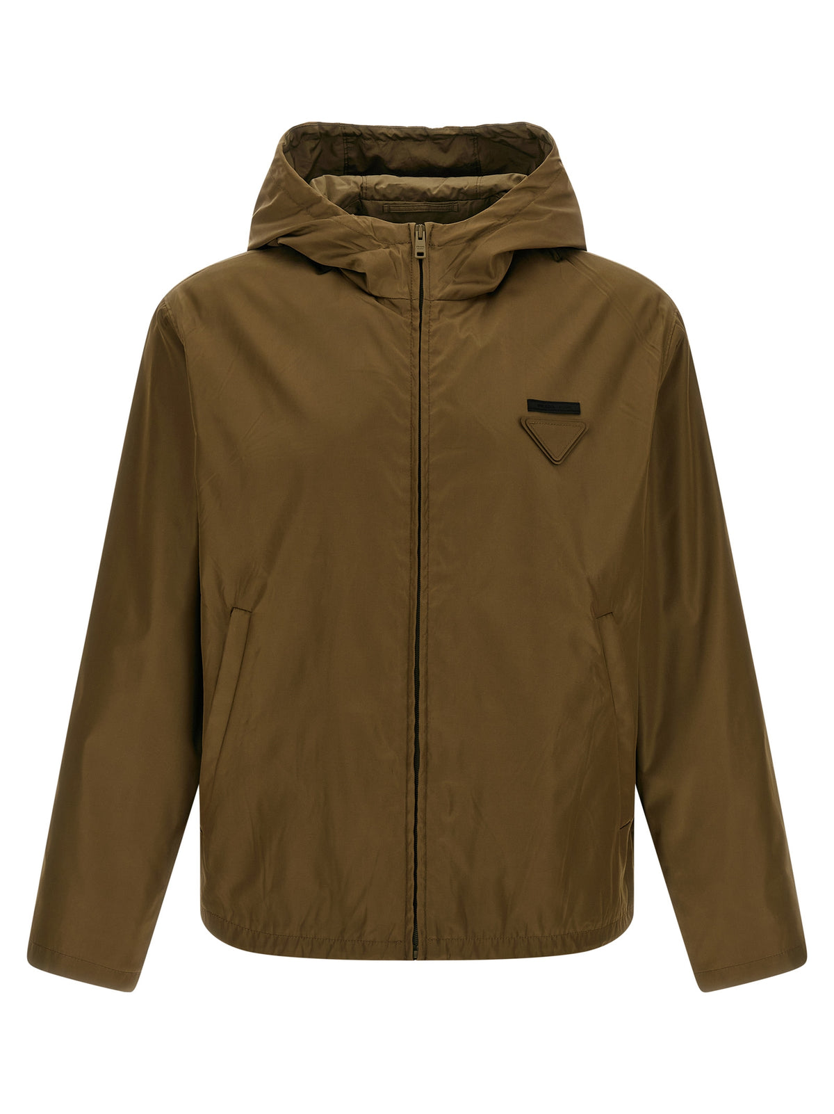 Prada Zweifarbige Jacke aus Polyamid