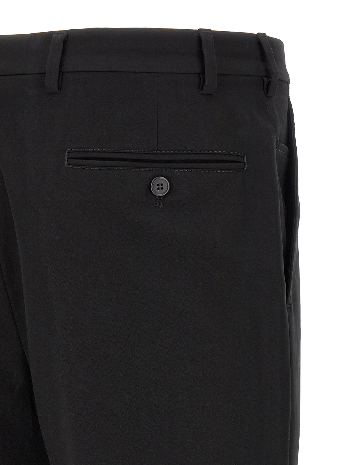 Prada Schwarze Baumwoll-Freizeithose