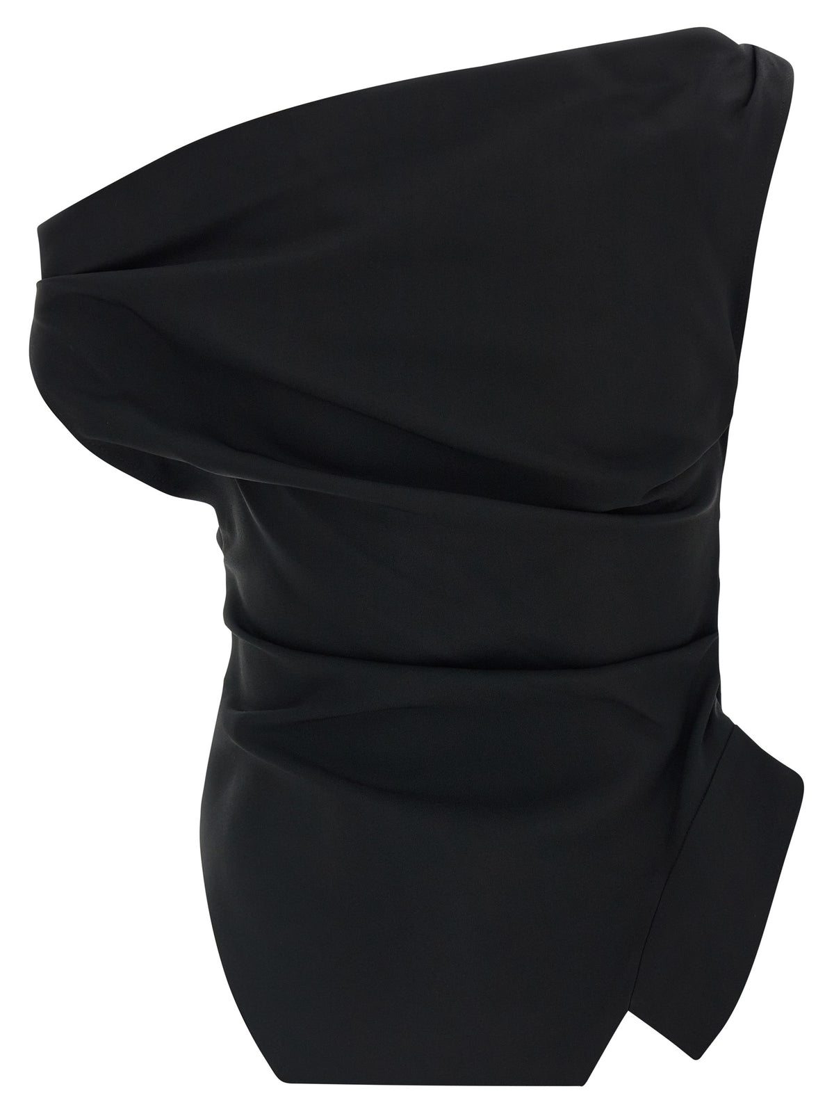 Rohe Schwarze Tanktops aus Viskose