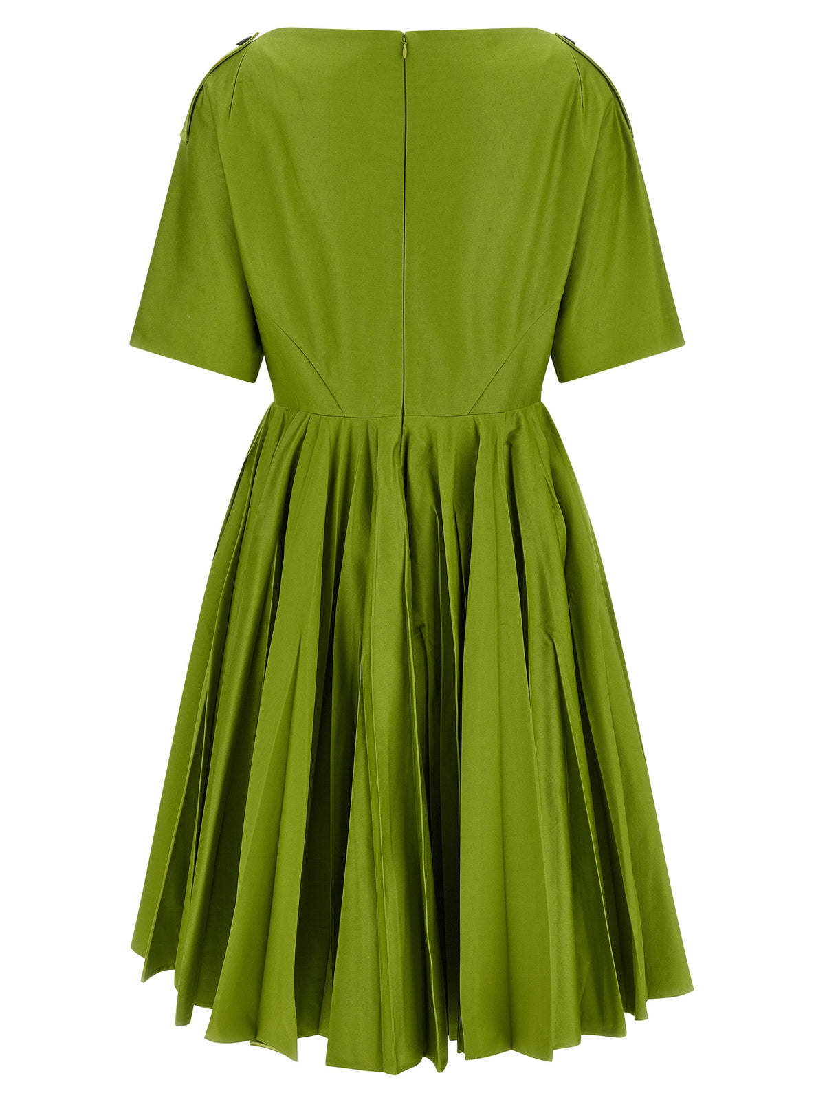 Prada Zweifarbige Baumwoll-Freizeitkleid