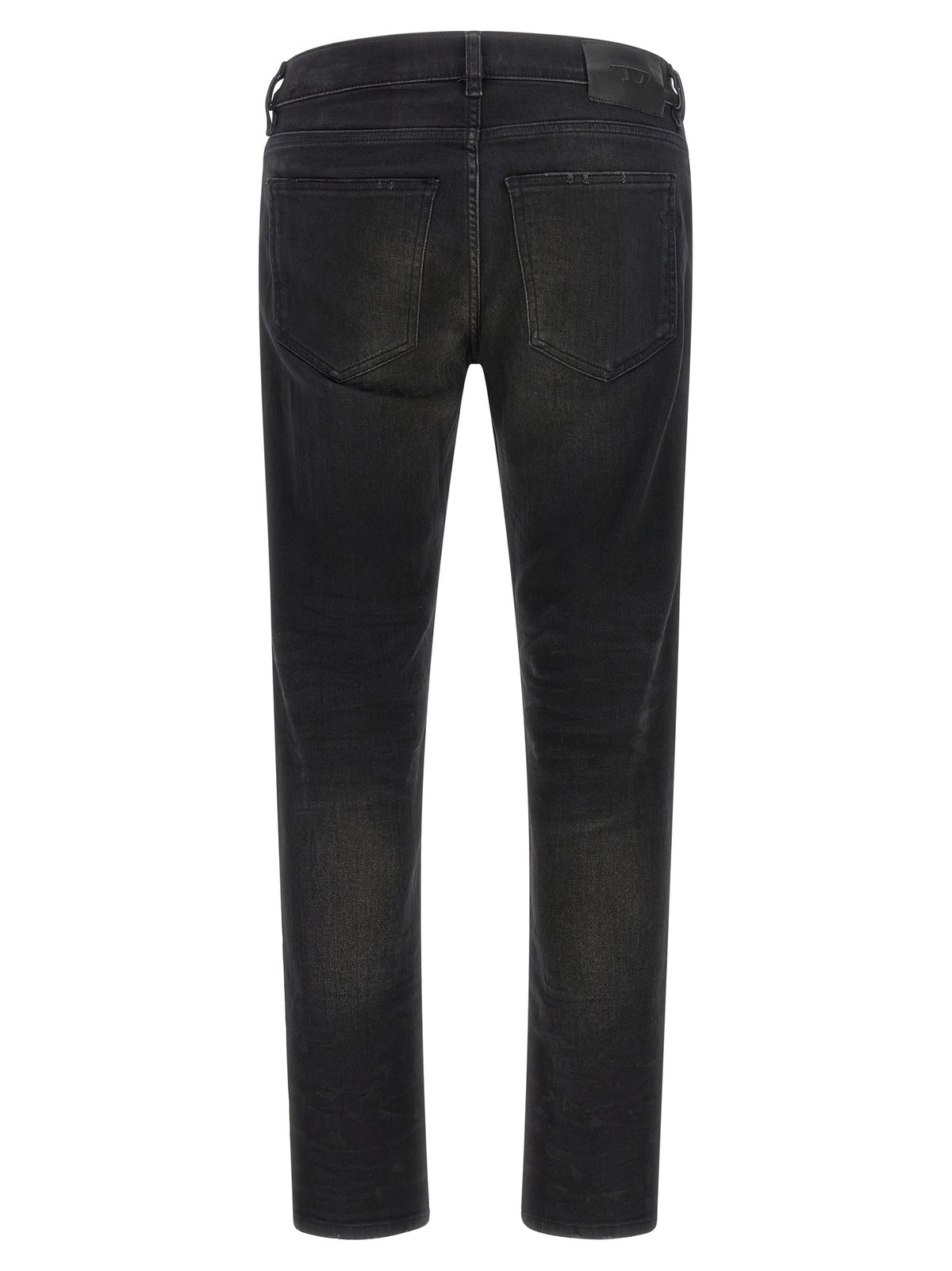 Diesel Schwarze Baumwoll-Jeans mit schmal zulaufendem Bein