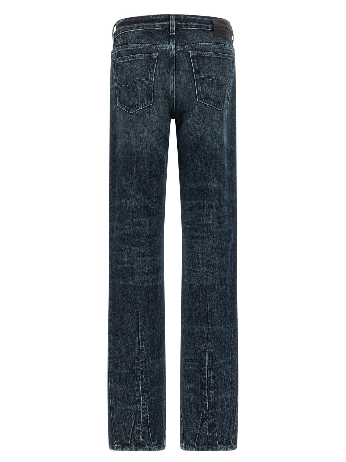 Diesel Blaue Jeans aus Baumwolle im geraden Schnitt
