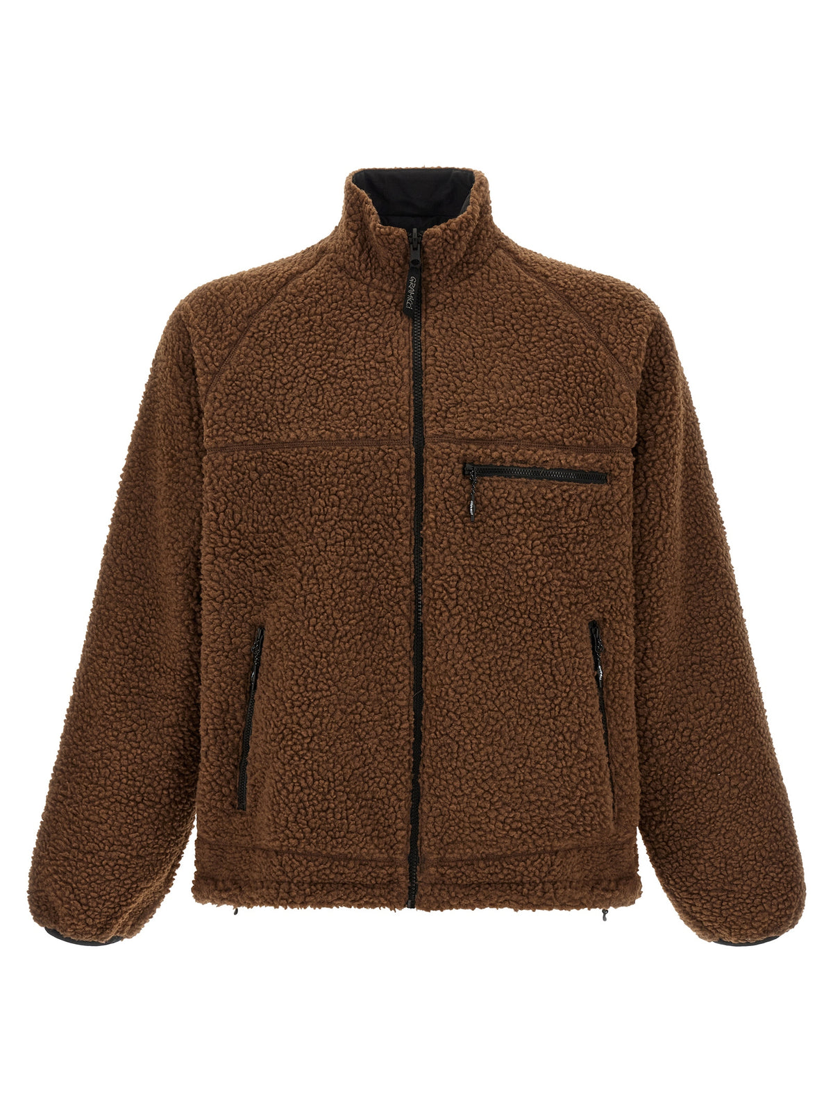 Gramicci Mehrfarbige Polyester-Jacke in voller Länge