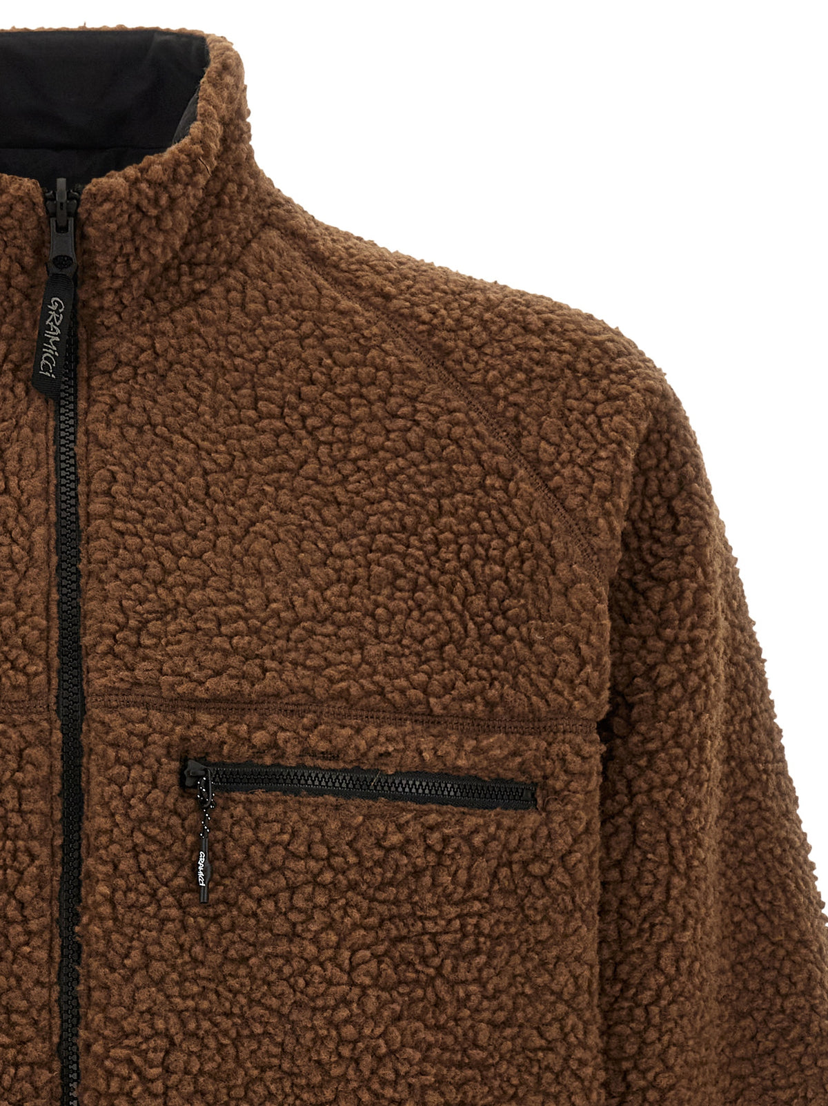 Gramicci Mehrfarbige Polyester-Jacke in voller Länge