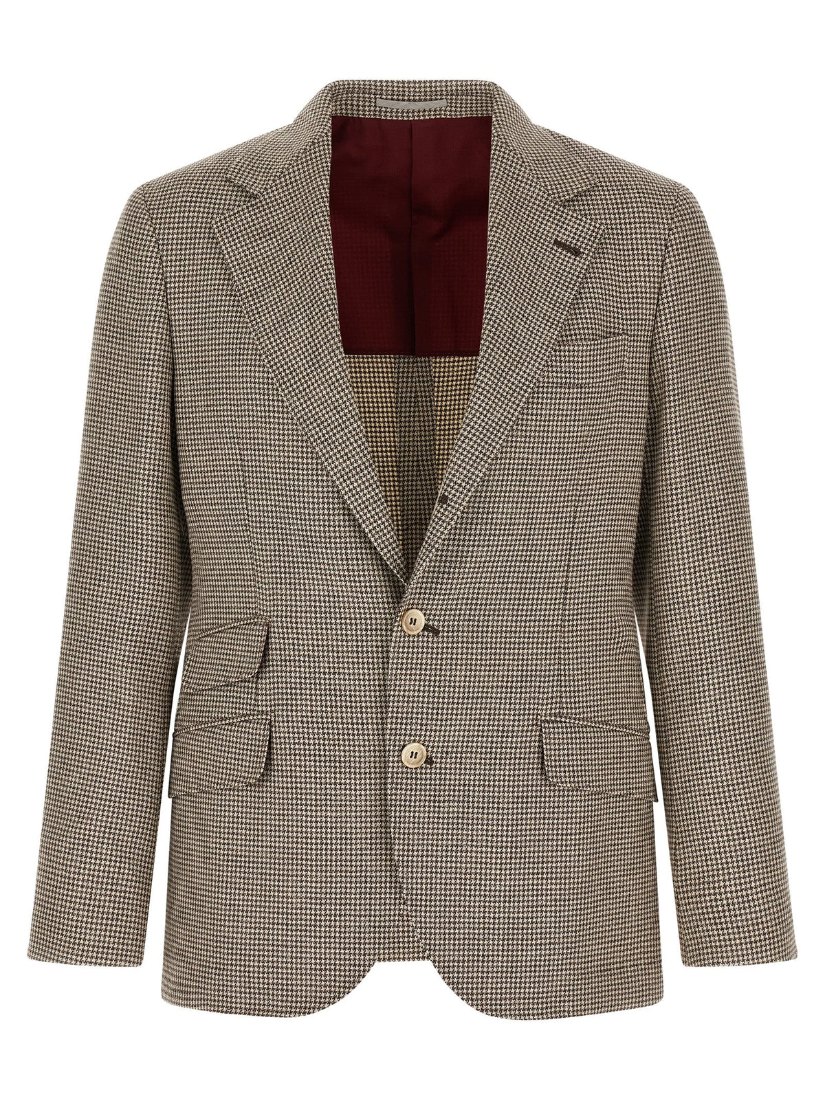 Brunello Cucinelli Grauer Wollblazer