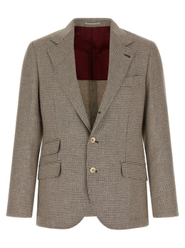 Brunello Cucinelli Grauer Wollblazer