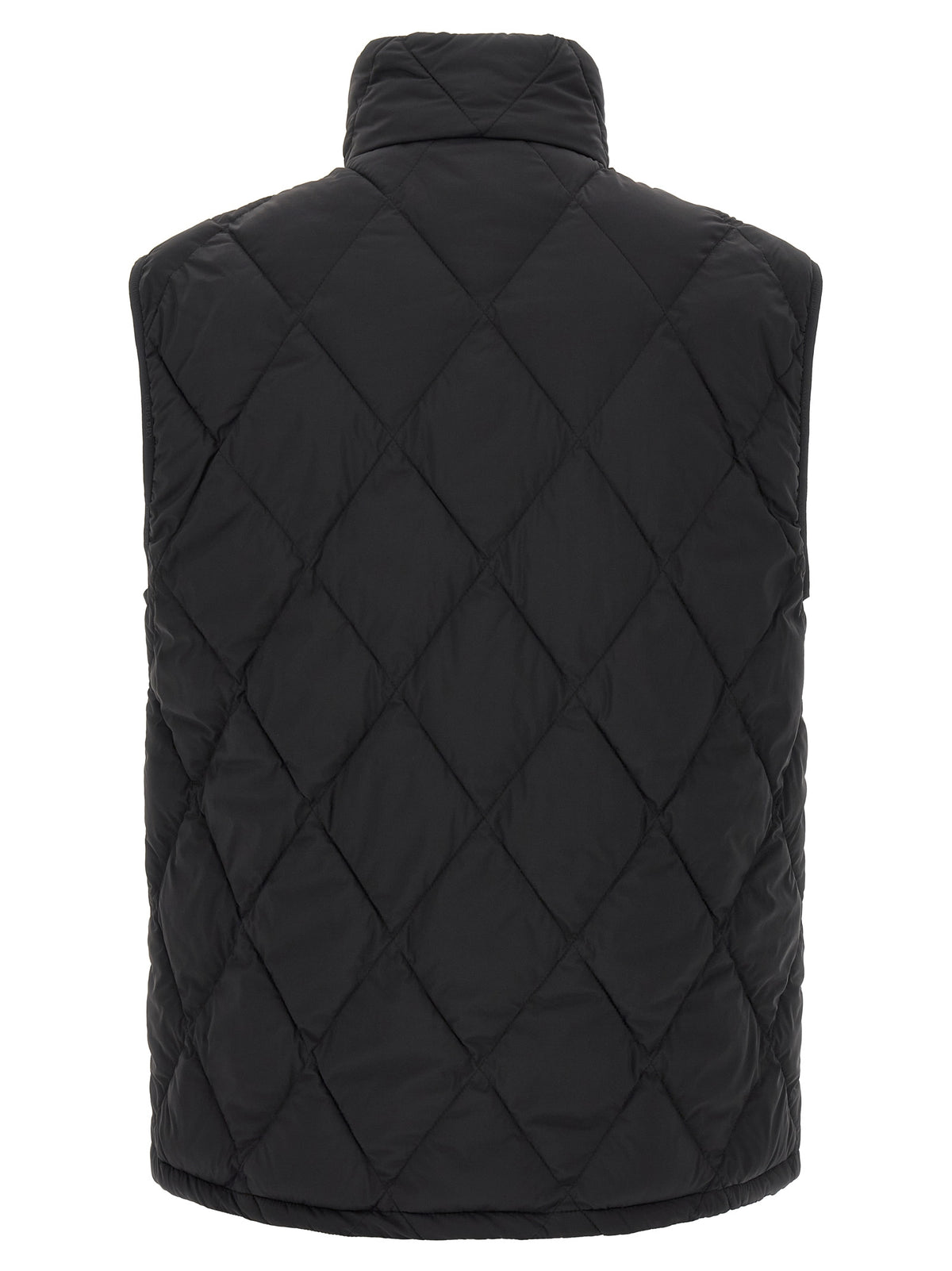 Burberry Schwarze ärmellose Jacke aus Polyamid