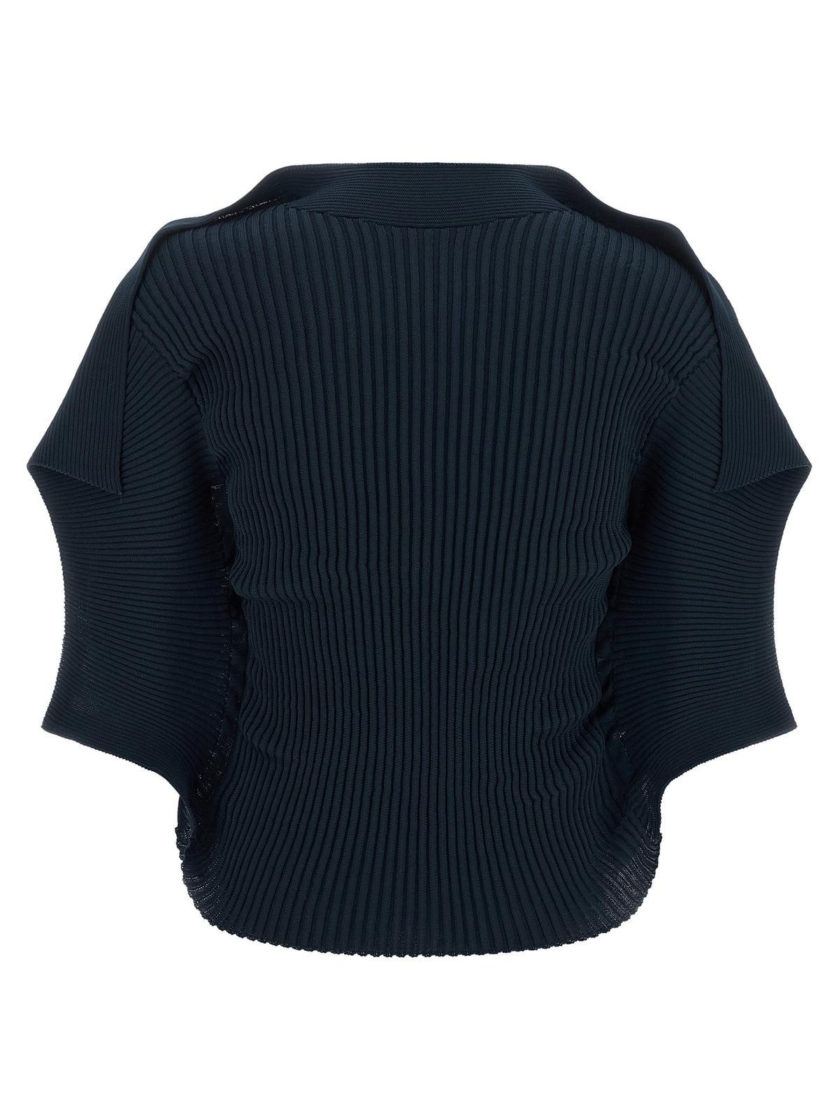 Issey Miyake Blaues Hemd mit Muster aus Polyester