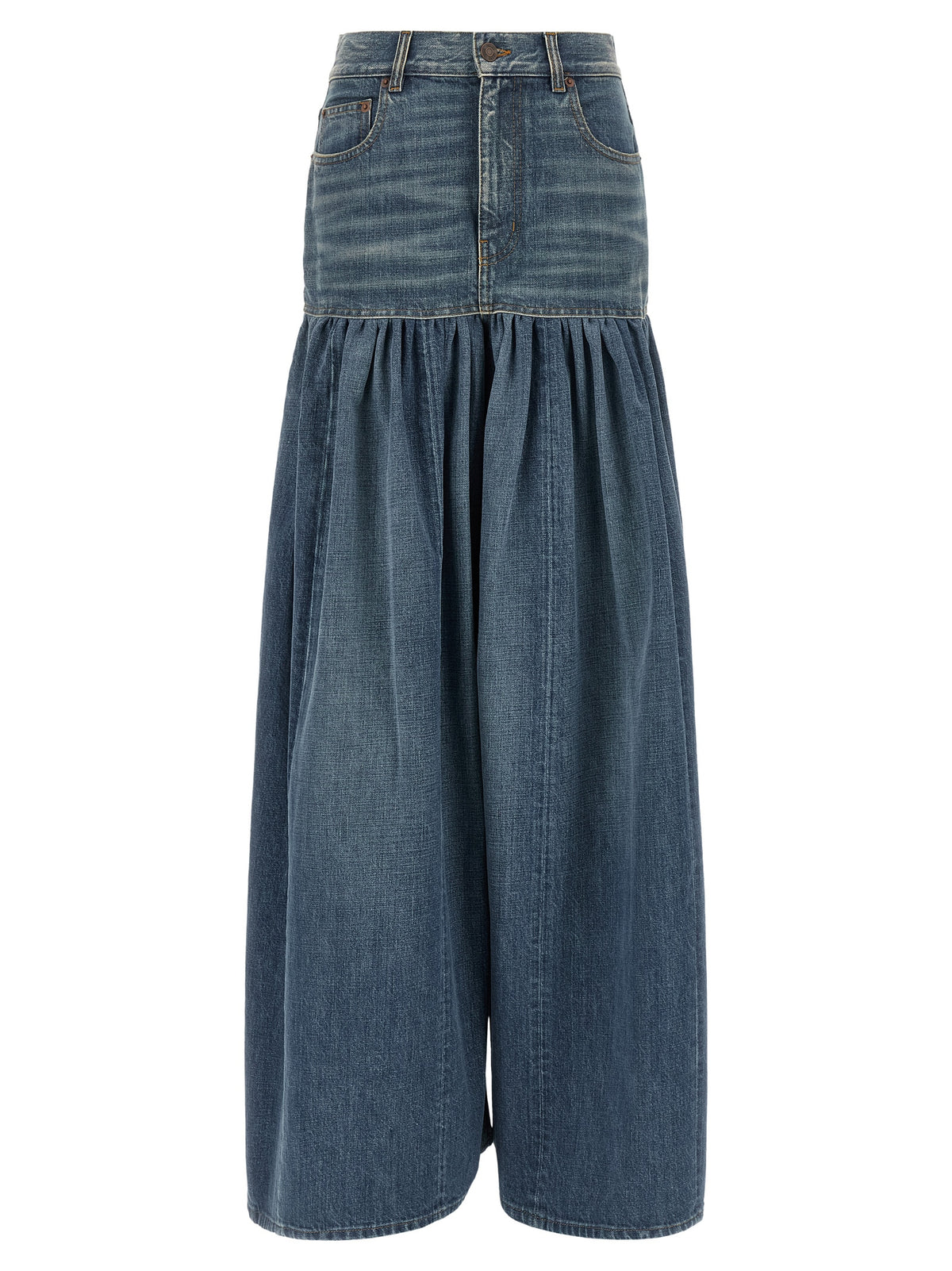 Chloé Blaue Jeansrock