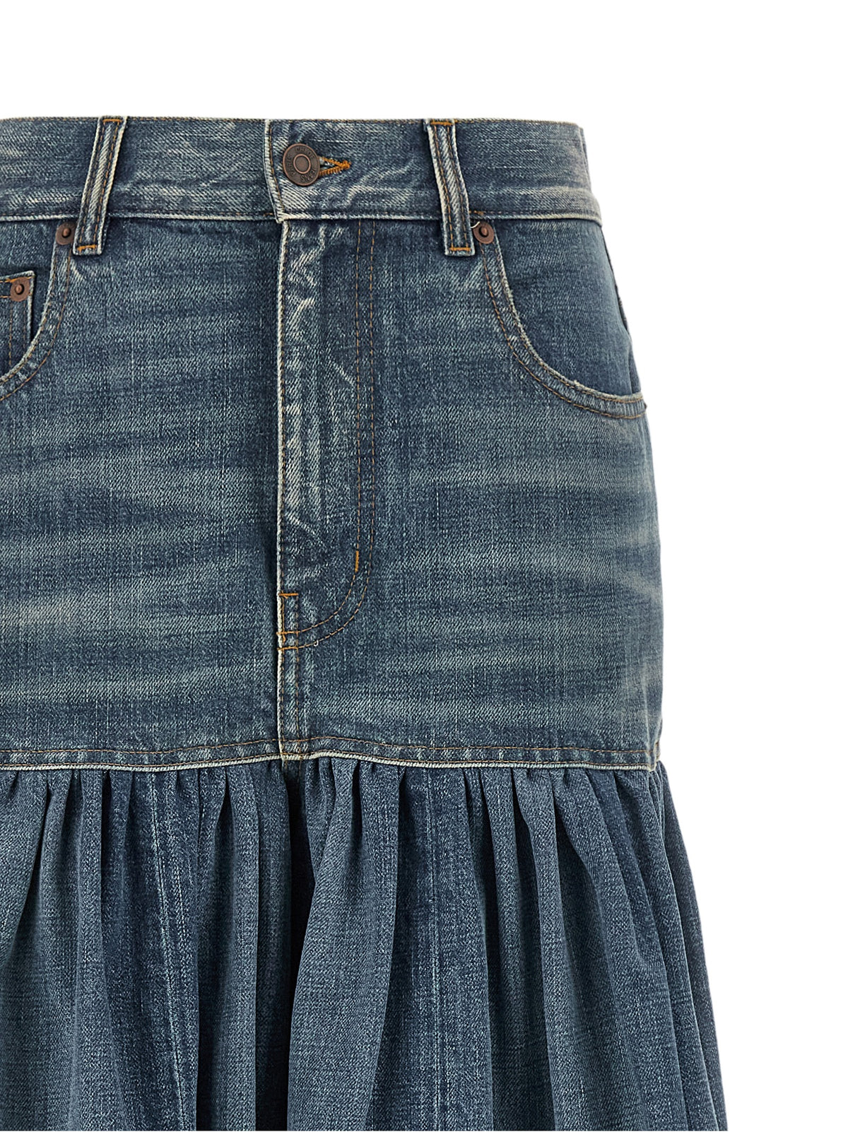Chloé Blaue Jeansrock