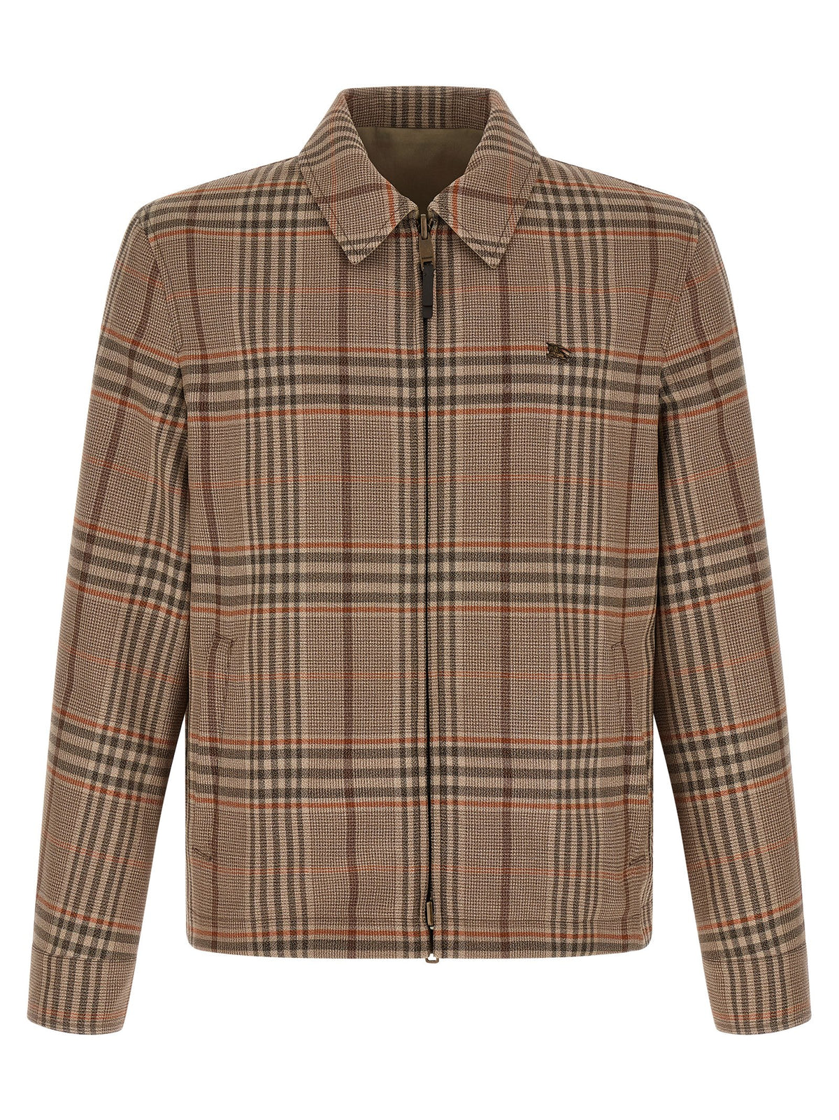 Burberry Beige Wollmantel Lang
