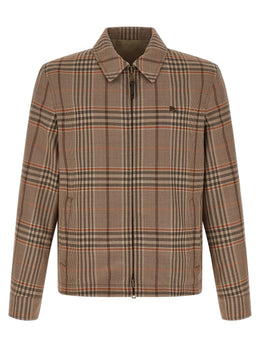Burberry Beige Wollmantel Lang