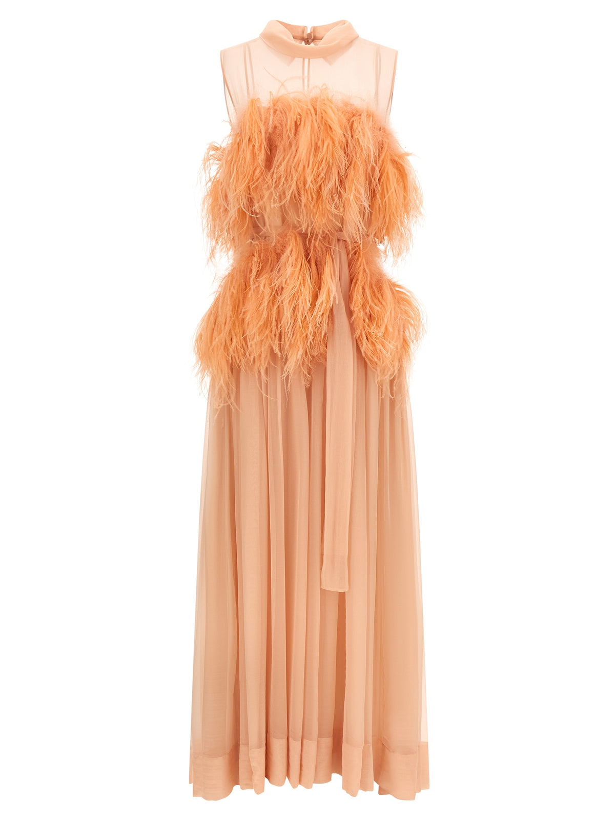 Alberta Ferretti Multicolor Silk Long Dress