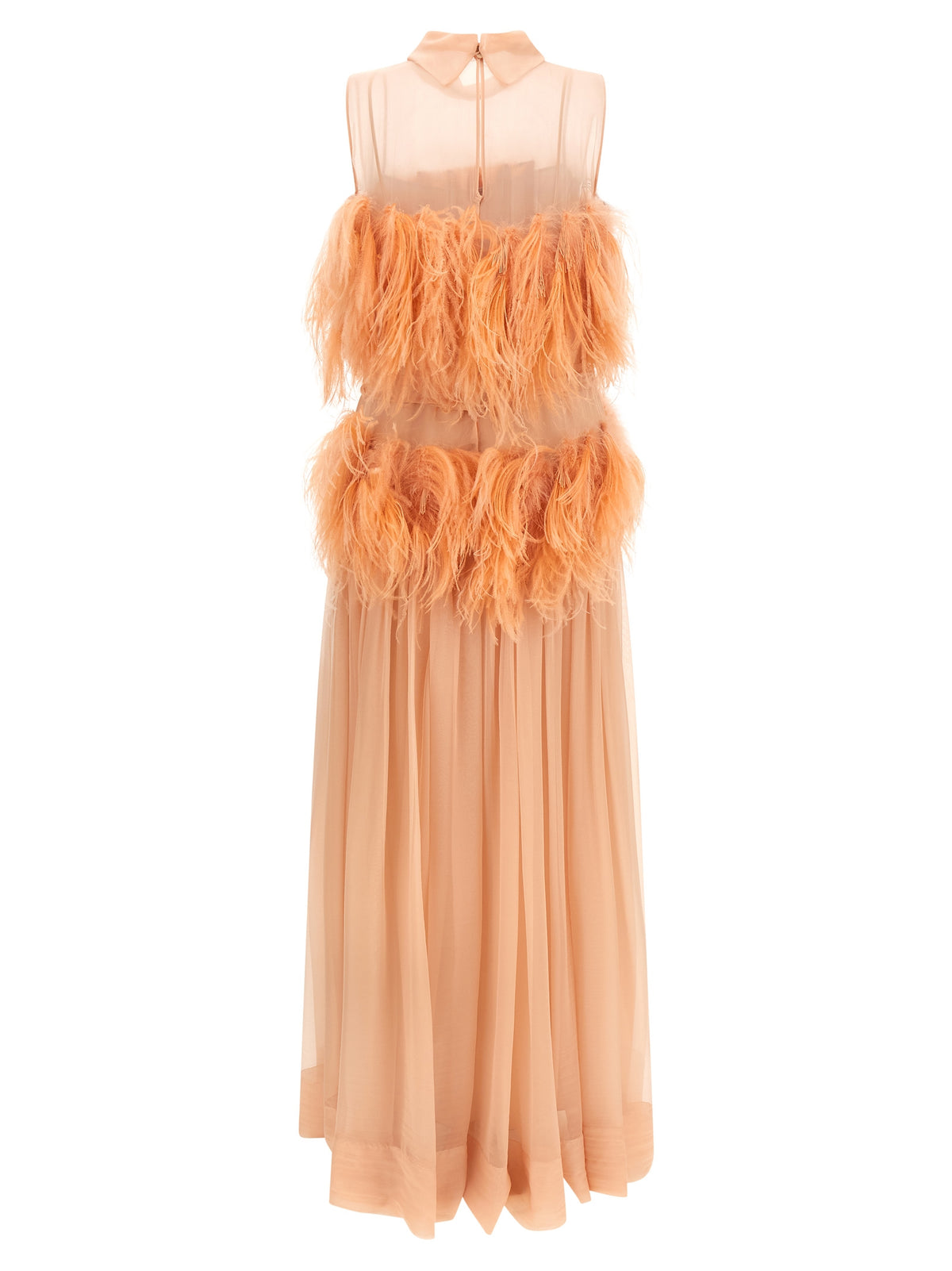 Alberta Ferretti Multicolor Silk Long Dress