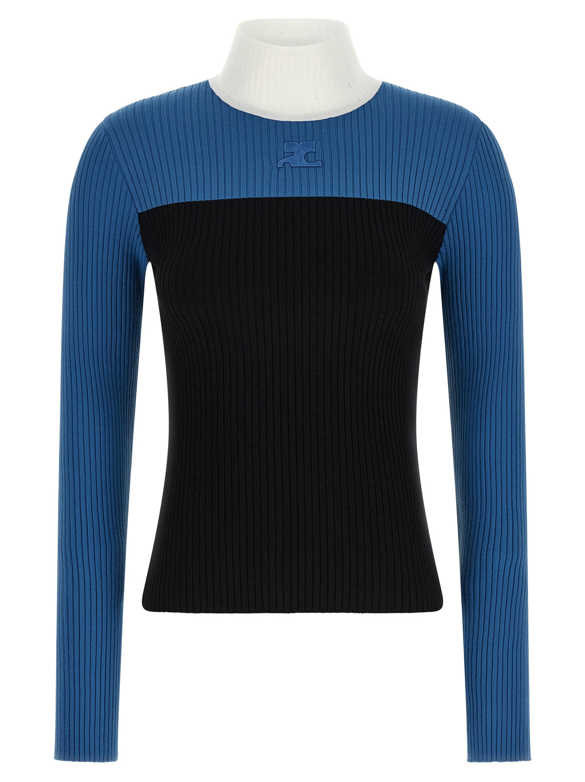 Courrèges Mehrfarbige Strickjacke aus Viskose